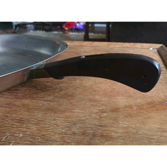 Bridgeport Copper Clad Square Fry Saute Stove Top Pan - Picture 5 of 9